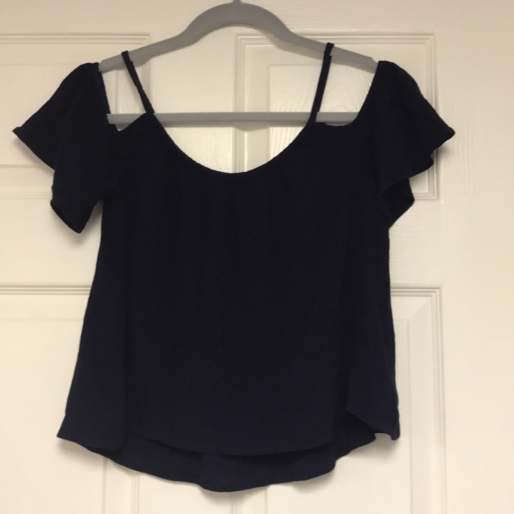 Navy blue top